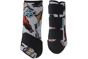 Professional's Choice 2XCOOL Sports Medicine Horse Boots | Protective & Breathable Design for Ultimate Comfort & Durability in Active Horses |2 Pack | Small Steer Head