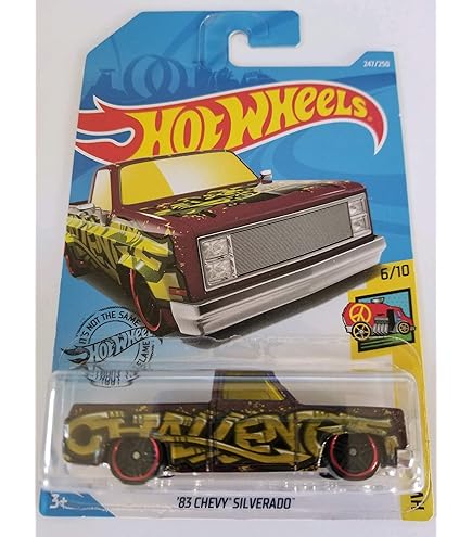 Hot Wheels - '83 Chevy Silverado - HW Hot Trucks 7/10 [Green