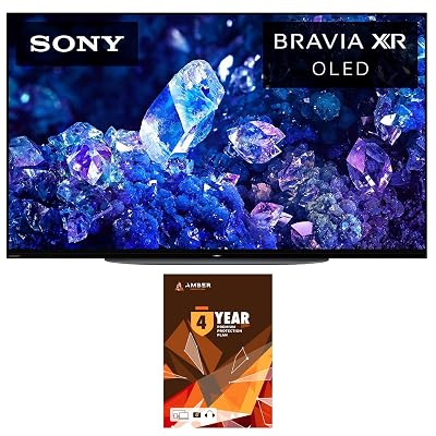 Sony XR42A90K 42 Inch 4K Bravia XR OLED High Definition Resolution Smart TV with 4 Year Amber Protection Plan (2022)