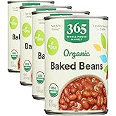365 by Whole Foods Market, Organic Traditional Baked Beans, 15 Ounce (Pack of 4)