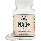 Double Wood Supplements NAD+ Anti Aging & Cell Regeneration | 500mg of 95% Pure NAD Plus Per Serving, 30 Day Supply | Similar to Nicotinamide Riboside | Third Party Tested, Vegan Safe, Non-GMO