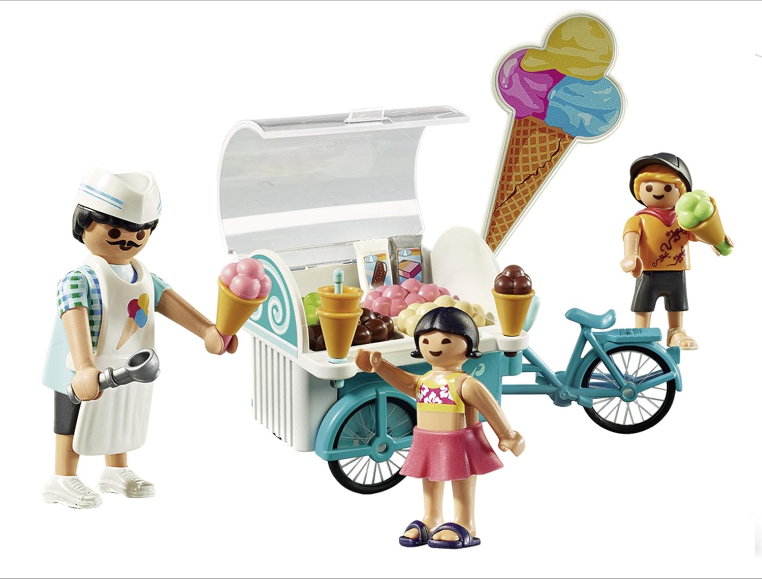playmobil city life ice cream truck