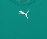 PUMA Unisex Kids teamRISE Jersey Jr Shirt Pepper Green Puma White 140 view 3