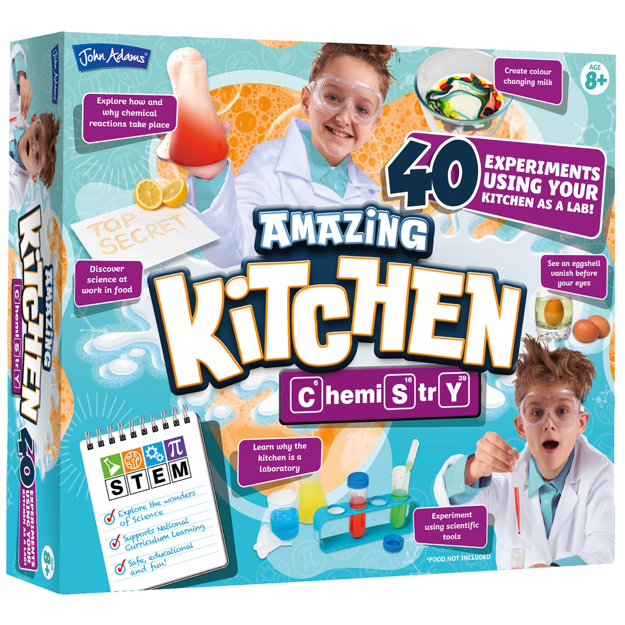 John Adams | Amazing Kitchen Chemistry: Cooking up scientific fun in the kitchen!| Kids Science | STEM/STEAM | Ages 8+
