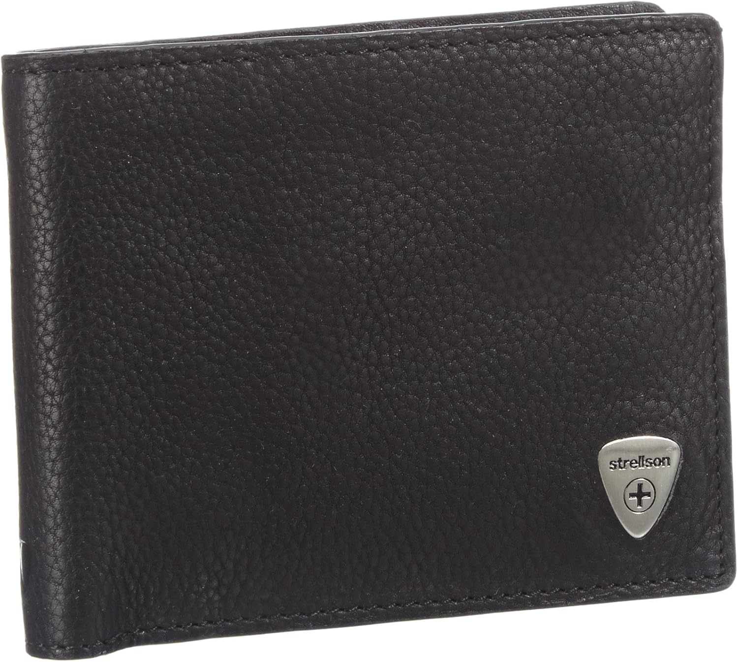 Strellson Mens Harrison Billfold H8 Wallets Black Schwarz (Black 900) Size: 12x10x1 cm (B x H x T), Black - Schwarz (Black 900)