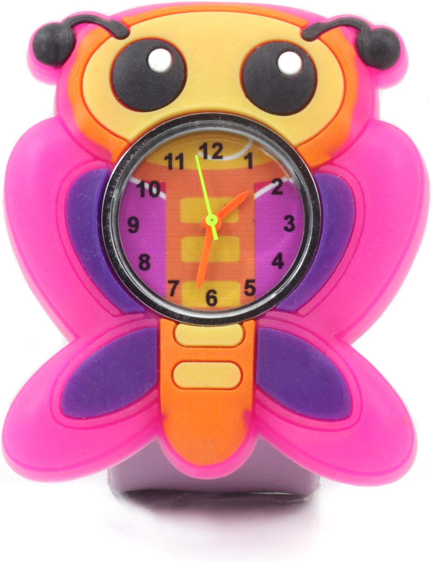 Butterfly -The Original Slap Watch Pop Watch - Amazing Colours Snap Band Watches - Silicone Sports Watch - All Quartz Movements -