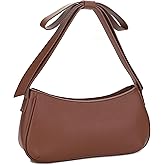 Shoulder Bag for Women, Hobo Leather purses, Women's Shoulder Handbags, Marissa Vegan Leather Bow Strap Underarm Purse