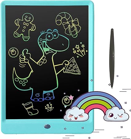 Amazon Co Jp お絵かきボード 10インチお絵かきおもちゃ 電子パッド 電子メモ お絵描きボード 女の子 おもちゃ 男の子 誕生日 子供知育玩具 クリスマス プレゼント 人気 青 おもちゃ