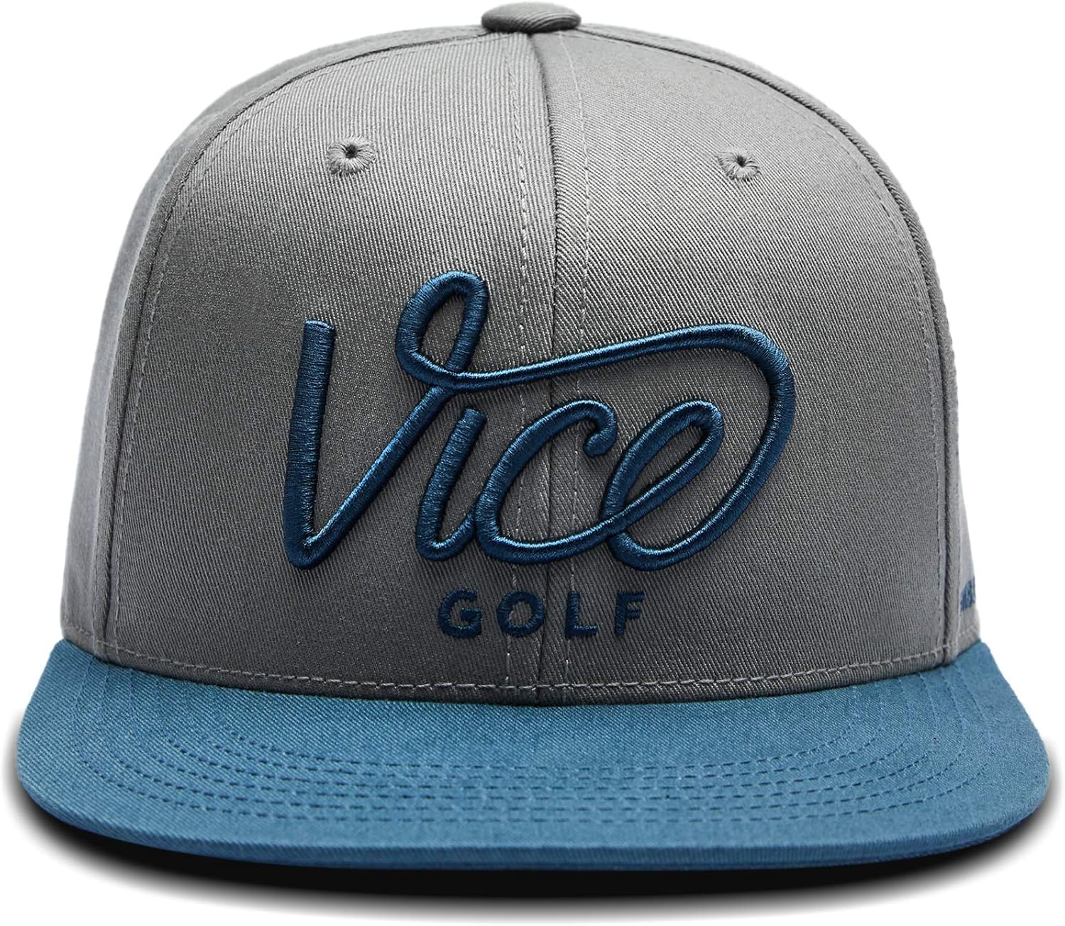VICE Golf Crew Cap Blue/Grey | Golf Cap | One Size fits All | Unisex : Clothing