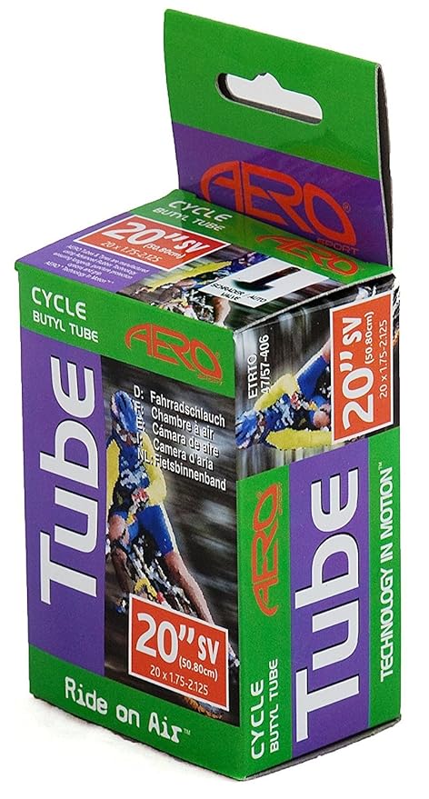 Aero Sport® Butyl-Fahrradluftschlauch 20'