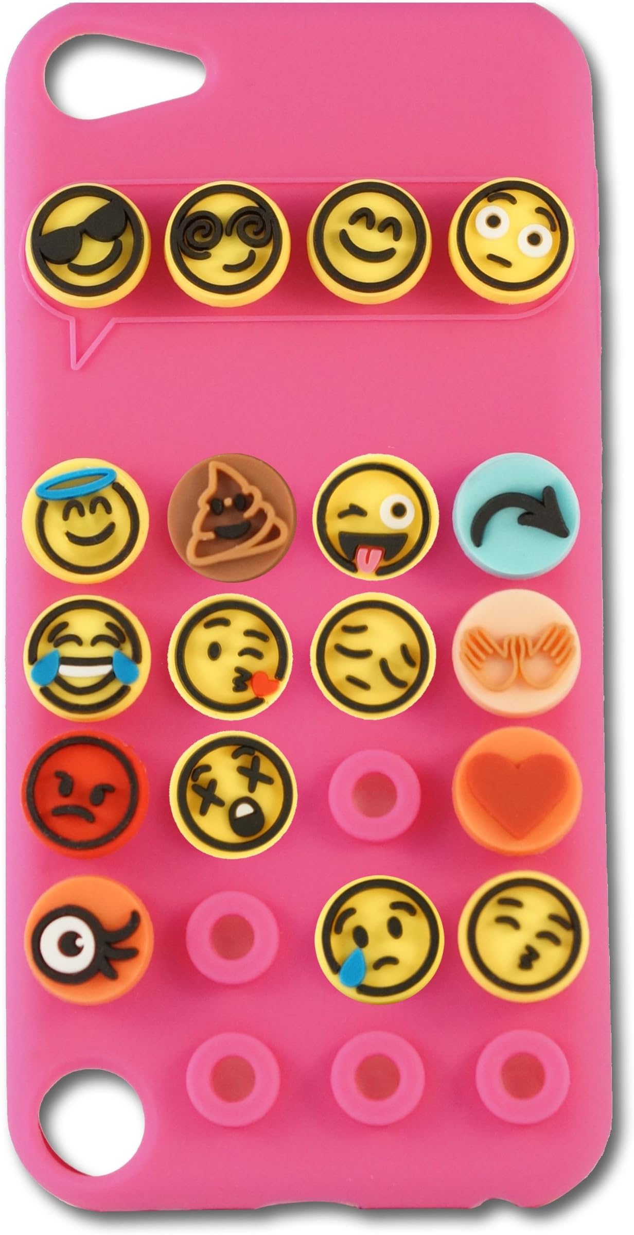 Emoji Icons iPod Touch Pink Case