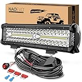 NAOEVO 12 inch LED Light Bar, 300W 30000LM LED