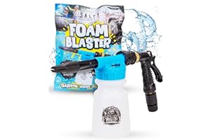 SALTY CAPTAIN EST - 2019 Salty Captain Foam Cannon For Hose – The Ultimate Foam Blaster that Connects to Any Garden Hose – Professional Car Wash Gun & Boat Wash with Concentration Adjustment – Scratch-Free Cleaning for Boats