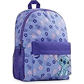 Disney Stitch Backpack for Girls Teens School Bag Kids Book Bag School Supplies Gifts (Purple)