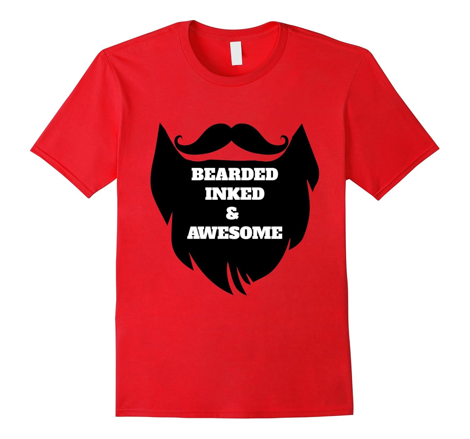 Bearded Inked & Awesome T-Shirt-ANZ