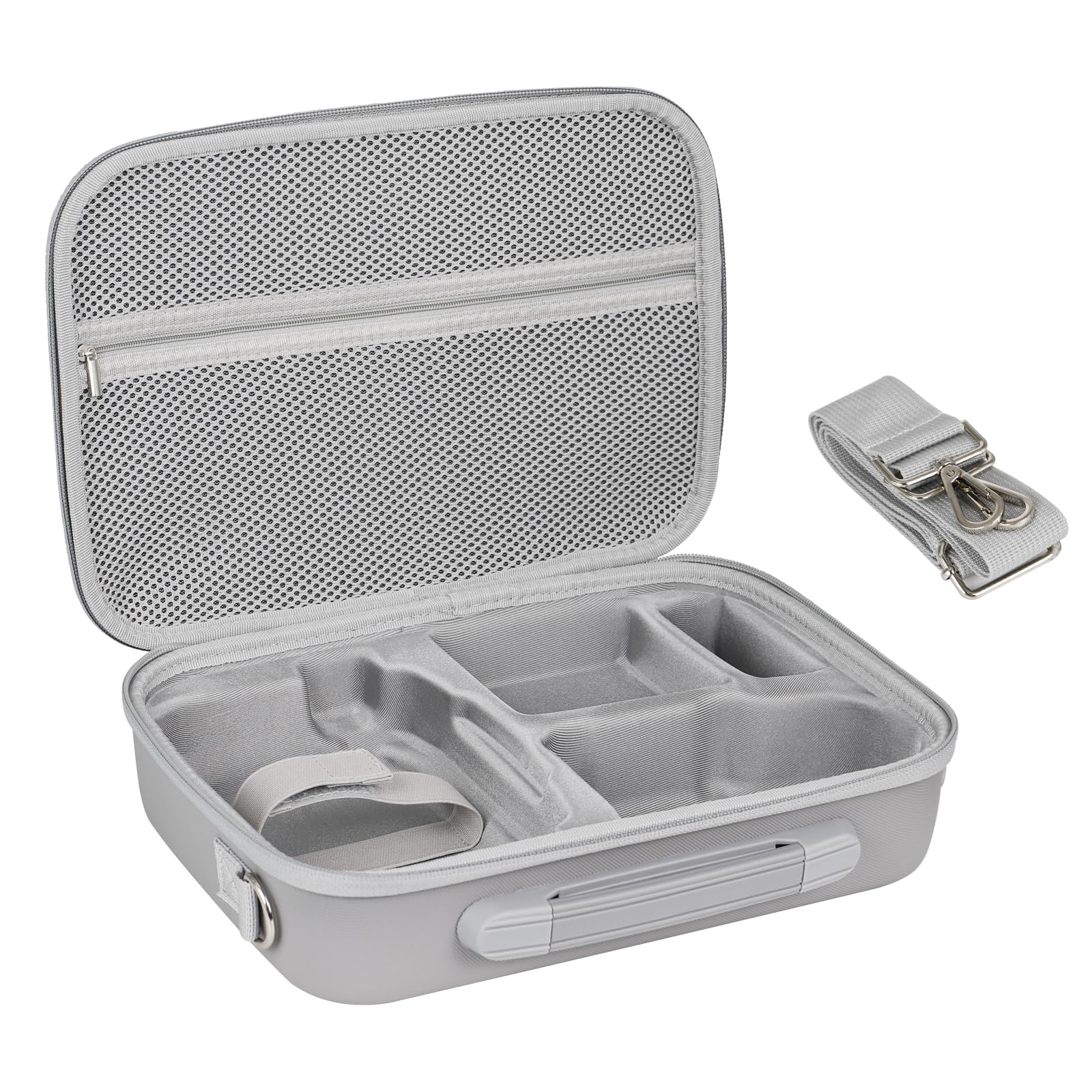 LINGHUANG Mini 4 PRO Case,Portable Hard Carrying Case with Should Strap, Storage Bag for DJI Mini 4 Pro Fly More Combo and Remote Controller Accessories