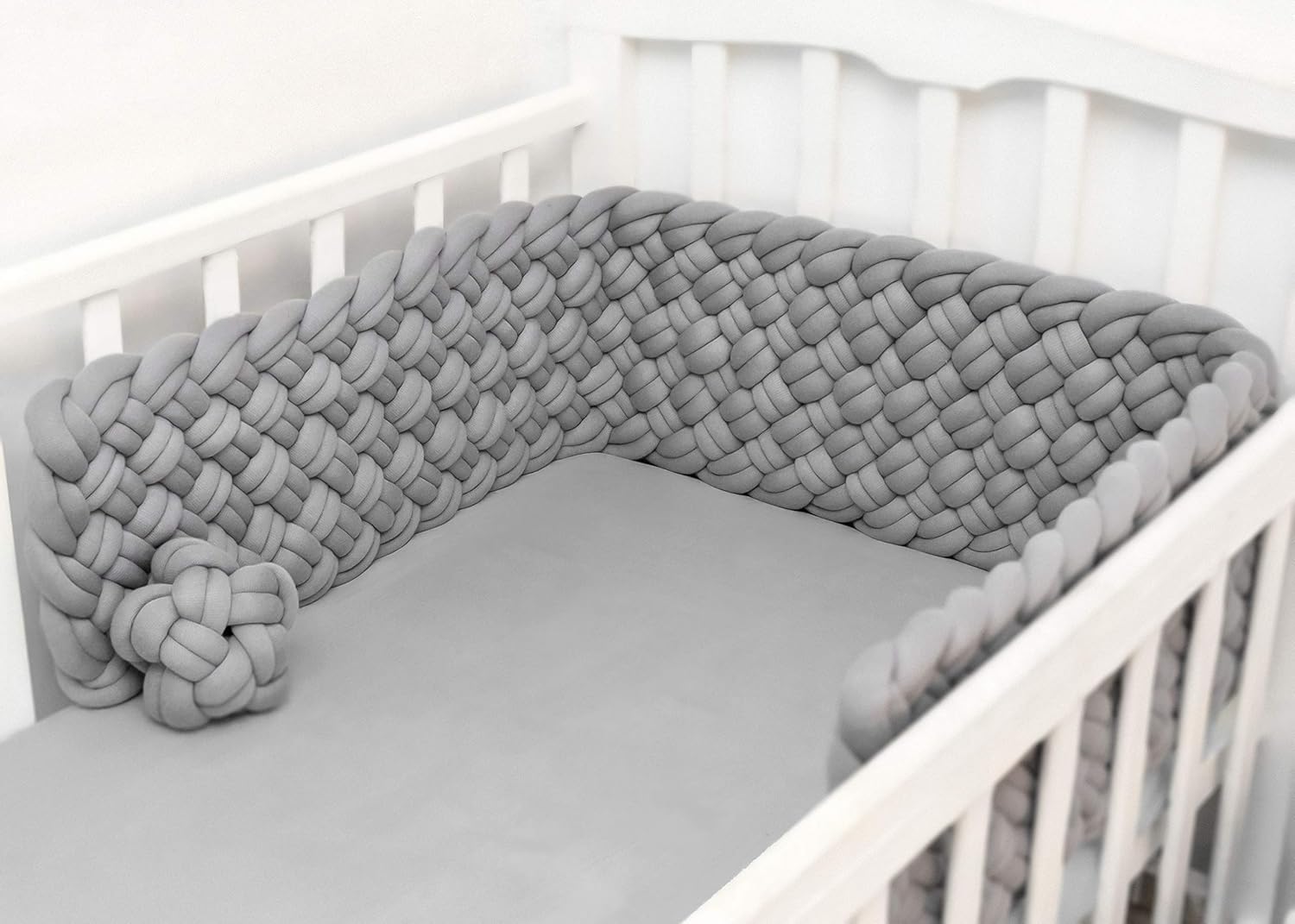 double braided crib bumper