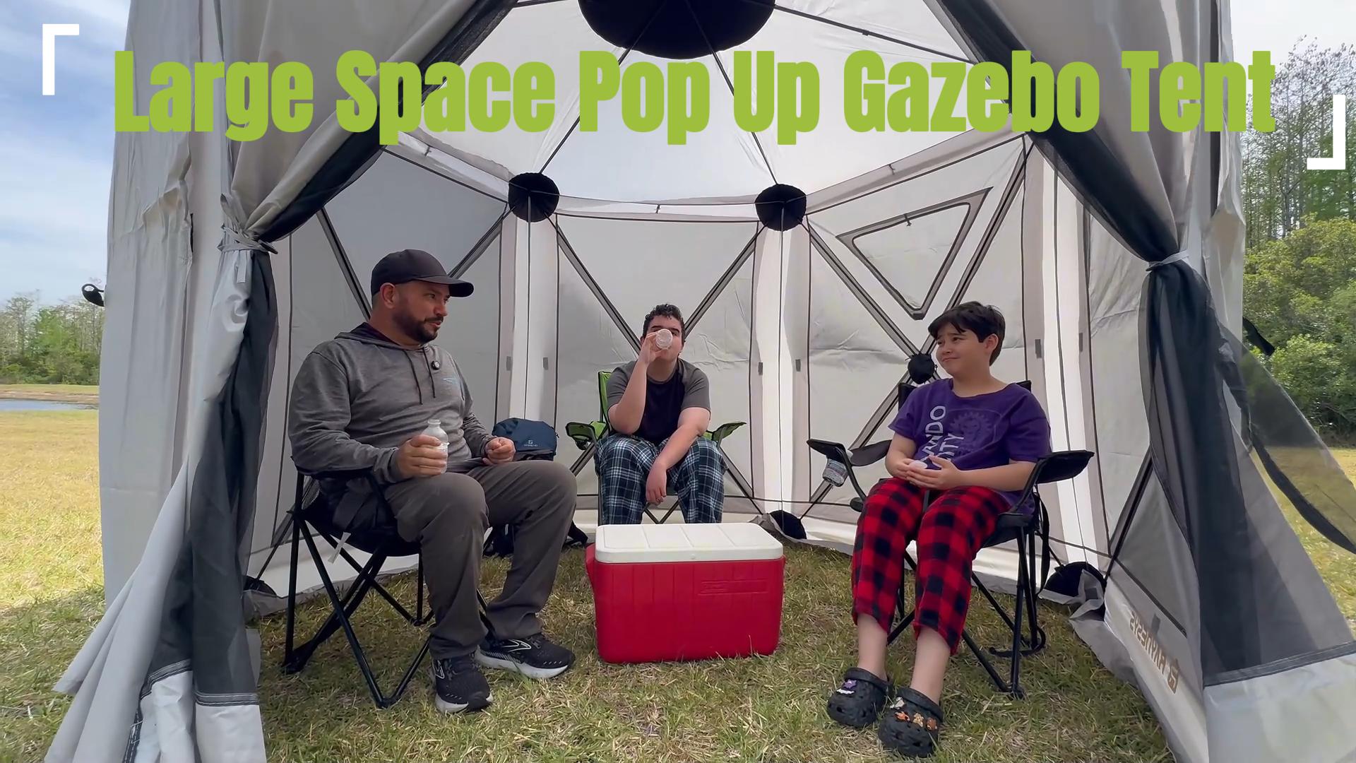 Raynesys 6-Sided Pop-Up Gazebo Tent Review: 9.5x9.5ft Portable Shelter image 32