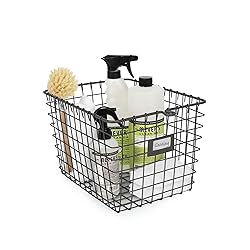 Spectrum Wire Small Basket with Label Plate