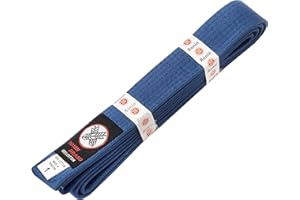 Ronin Brand Martial Arts Uniform Solid Colored Rank Belt – Wht, Yellow, Green, Org, Blue, Pur, Red, Brn, & Blk