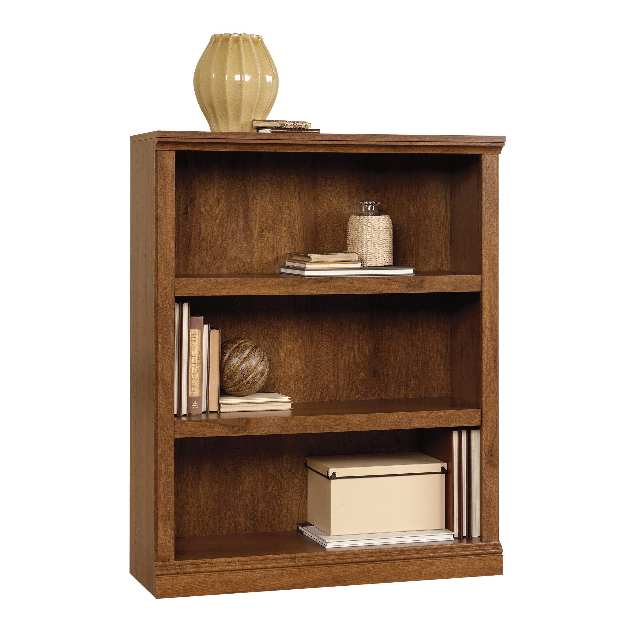 Photo 1 of ***POSSIBLE MISSING PARTS *** Sauder Miscellaneous Storage 3-Shelf Bookcase/ Book shelf, Oiled Oak finish