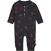 Modern Moments by Gerber Baby Henley Waffle-Knit Romper