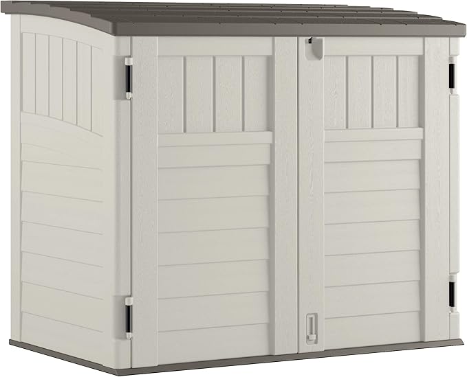 Amazon.com: Cobertizo de almacenamiento horizontal Suncast BMS2500