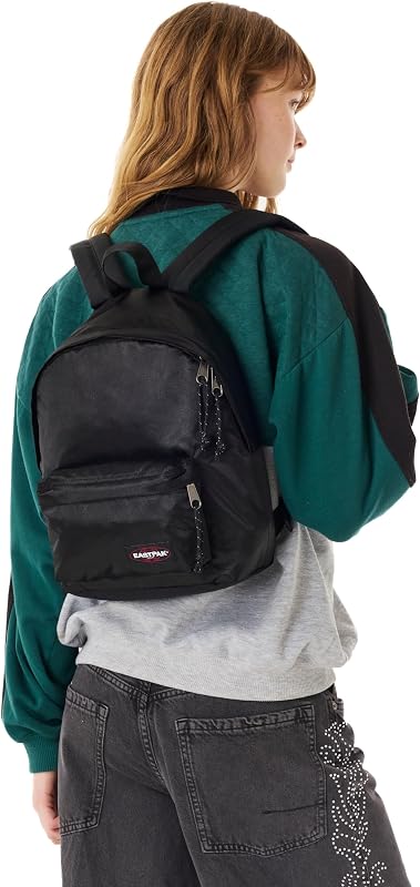 Mini Mochila Orbit XS - Mochila compacta para uso diário com bolso frontal e encosto almofadado, capacidade 11,6 L, 33,5 x 23 x 15 cm, Preto Acetinado