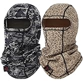 LANLFY FR Face Mask for Men – Fire Resistant Balaclava Welding Head Cover, 100% Cotton Full Face Hood & Neck Protector