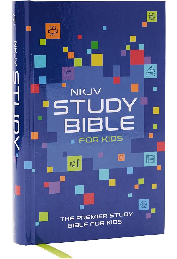 NKJV, Airship Genesis Kids Study Bible, TechTile Leather Edition