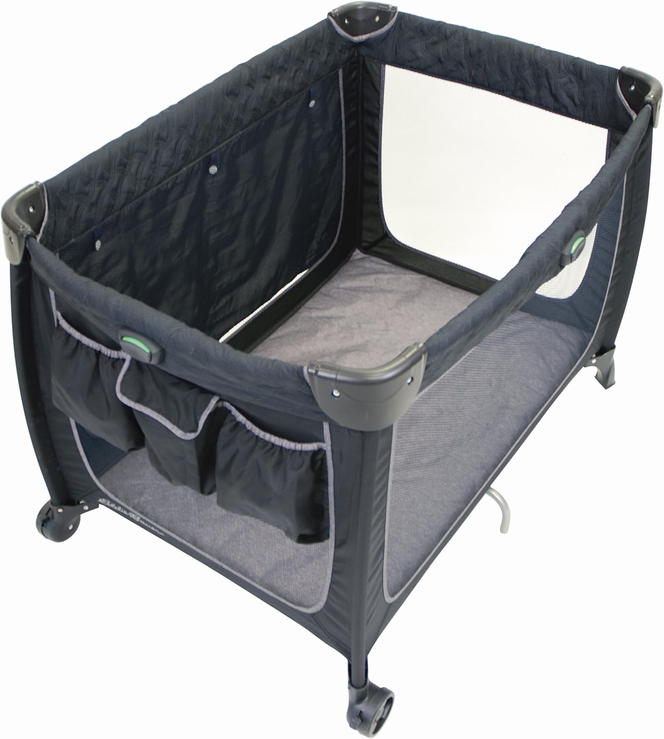 eddie bauer travel playard with bassinet changer and canopy