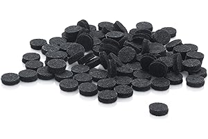 Trophy Skin Replacement Filters - Round Wool Air Filters - fits Trophy Skin Microdermabrasion Kit - 100 pack