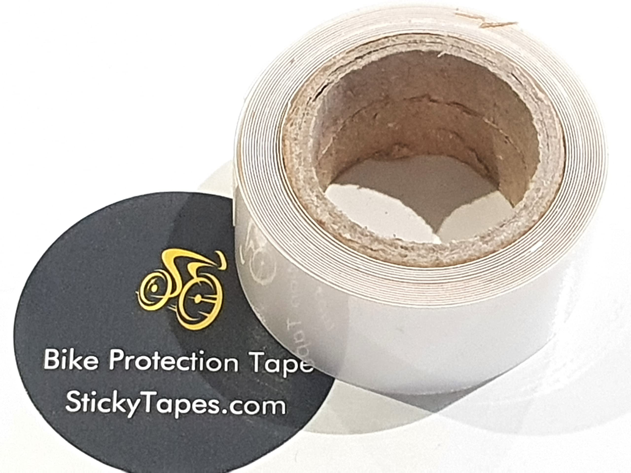 StickyTapes Bike Protection Tape - 20mm x 200cm roll of Helicopter Tape - Strong Clear Protective Film