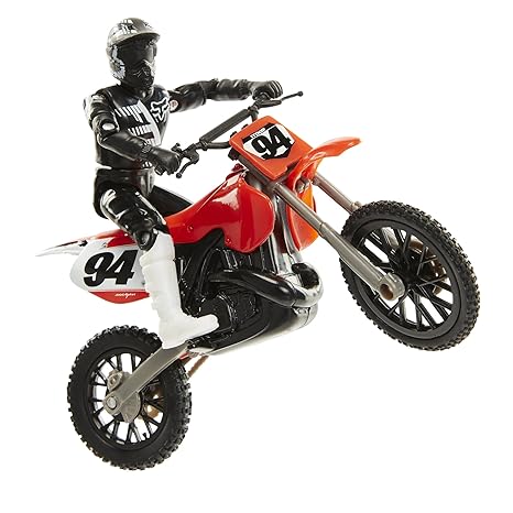 motorbike toy with rider
