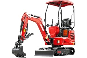 HUAYEE HY14C 1.4T Mini Excavator – 13.5HP B&S Gas Engine, Side Swing, Hydraulic Thumb, Semi-Auto Quick Coupler – Delivery Inc