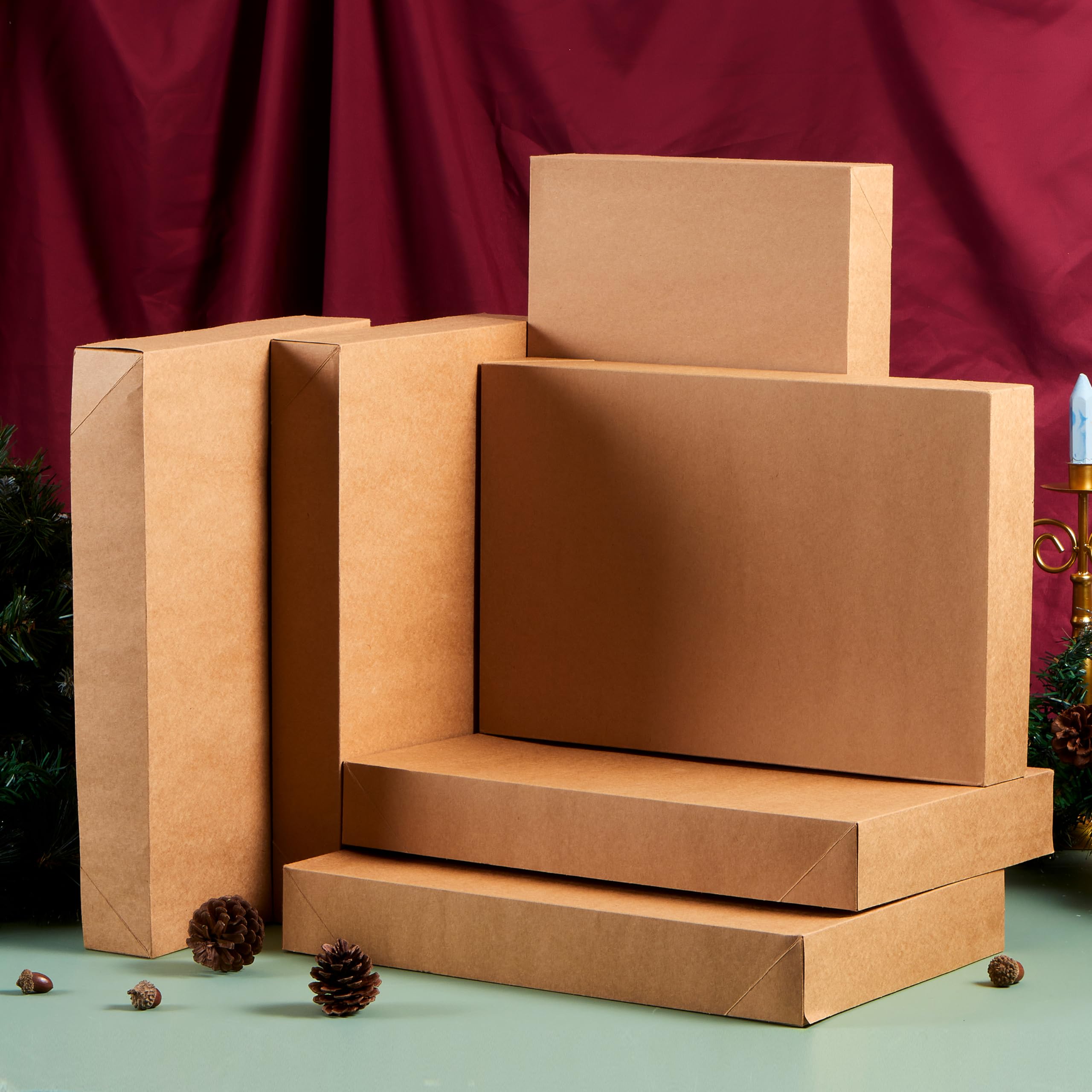 JOYIN 12 PCS Kraft Large Gift Boxes 17