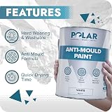 Polar Anti Mould Paint 5L Brilliant Matt White High Humidity Protection view 4