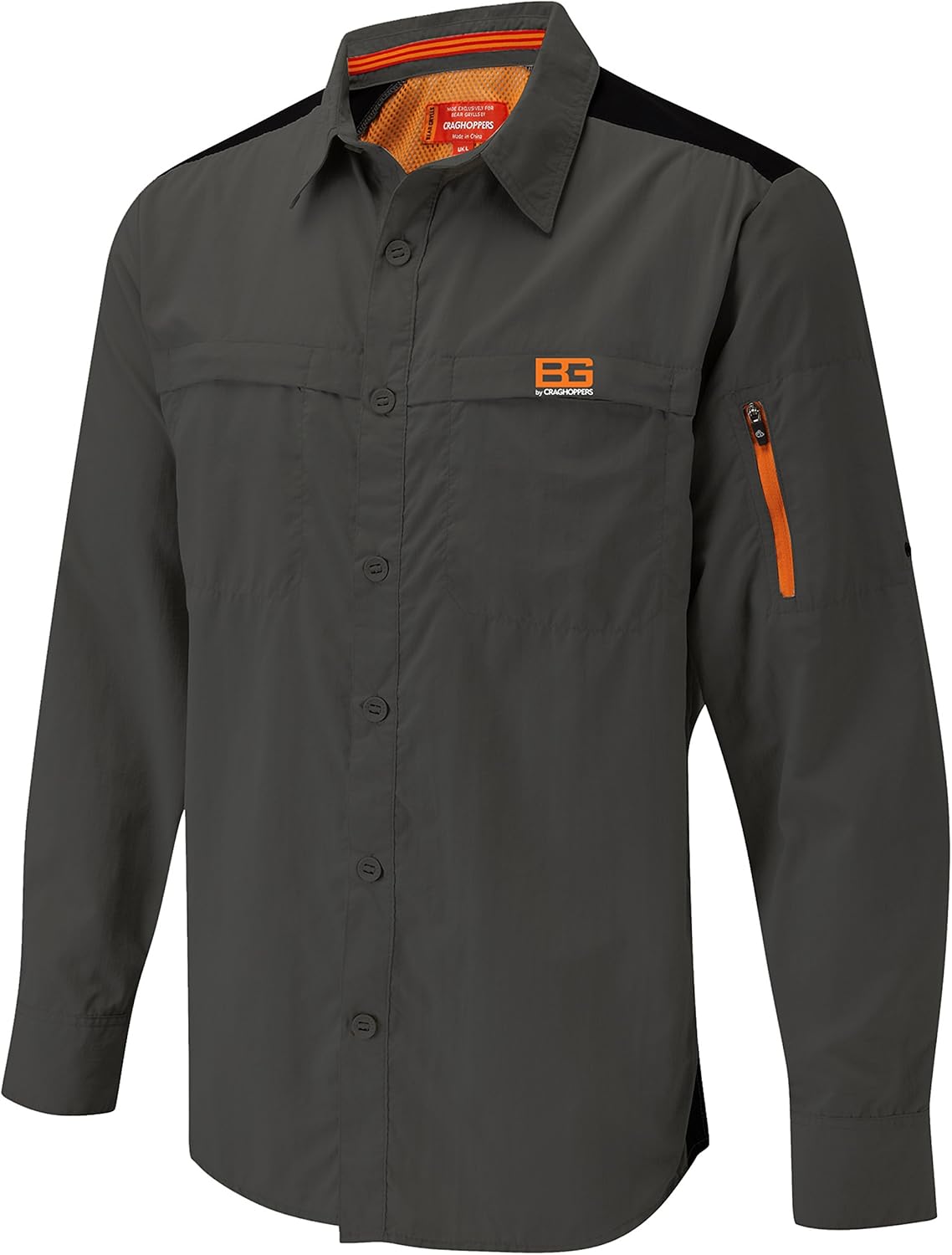 Bear Grylls Men's Trek Long Sleeved Shirt Amazon.co.uk Clothing