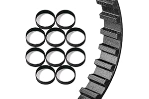 10PC Closed Loop HTD3M Timing Belt,147-3M-6 Endless 3M Belt 147mm Length 49 Teeth 3M Synchronous Belt 3mm Pitch 6mm Width HTD