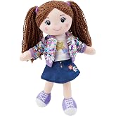 June Garden 14" Sophie Glam Soft Plush Doll, Trendy Outfit | Trendy outfit, yarn hair and embroidered details inspire fashion stories and gifting for ages 18 months+