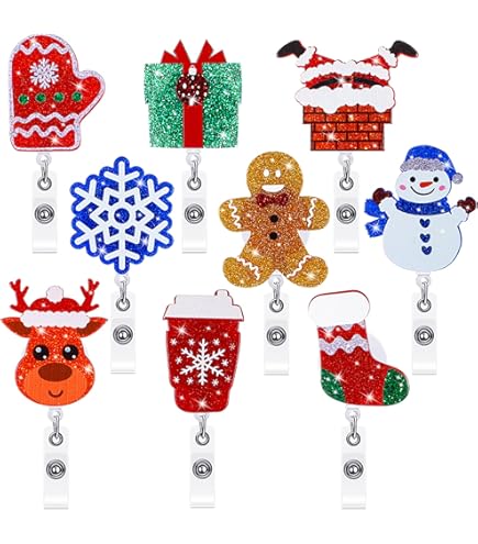 Snowflake Sable Corgi Retractable Badge Reel, 1 - View #2