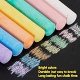 JOYIN 160 PCS Washable Sidewalk Chalks Set Non-Toxic Jumbo Chalk Outdoor Art view 3