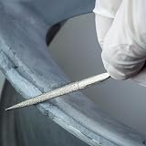 E-TECH Alloy Wheel Repair Hardening Filler Grey 10cm Tube view 4