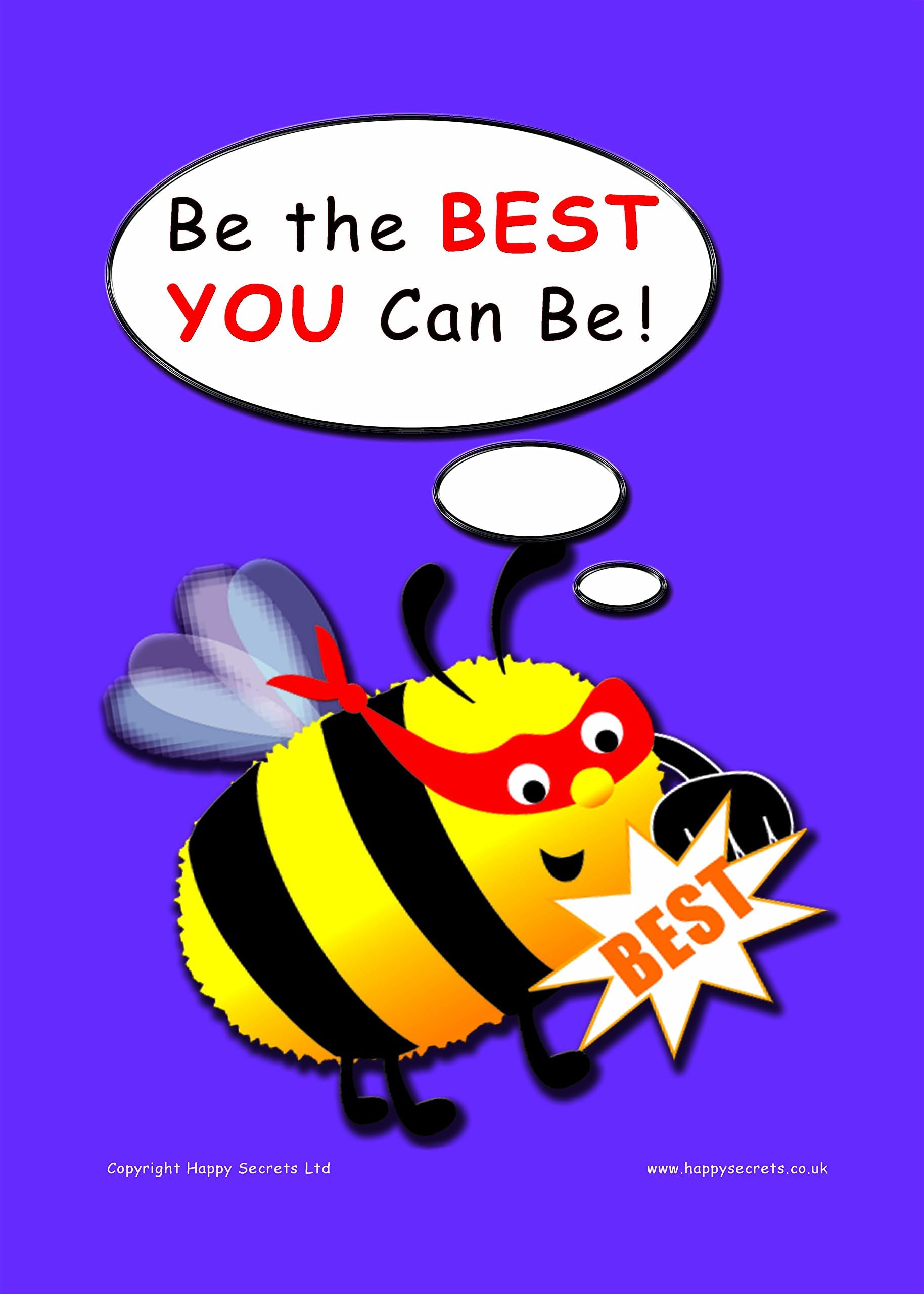 Motivational A3 Poster - ' Be The Best You Can Be ' - Schools / Business / Training
