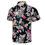 Hawaiian Shirt for Men, Floral Tropical Shirts for