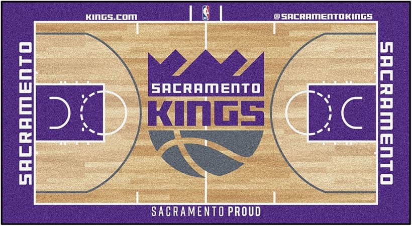 Amazon Co Jp Fanmats Nba サクラメント キングス ナイロンフェイス Nba コート ランナー Sサイズ 車 バイク