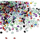 PATIKIL 6000Pcs Acrylic Wedding Diamonds 4mm Table Scatter Confetti Crystals Vase Fillers Gems for Table Centerpiece Bridal Shower Party, Multicolor
