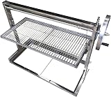 SunshineBBQs Brick BBQ Grill Argentinian Height Adjustable 91cm Stainless Steel view 2