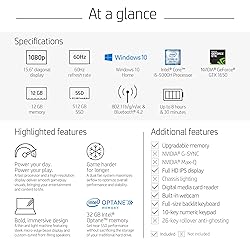 HP Pavilion Gaming 15-Inch Laptop, Intel Core