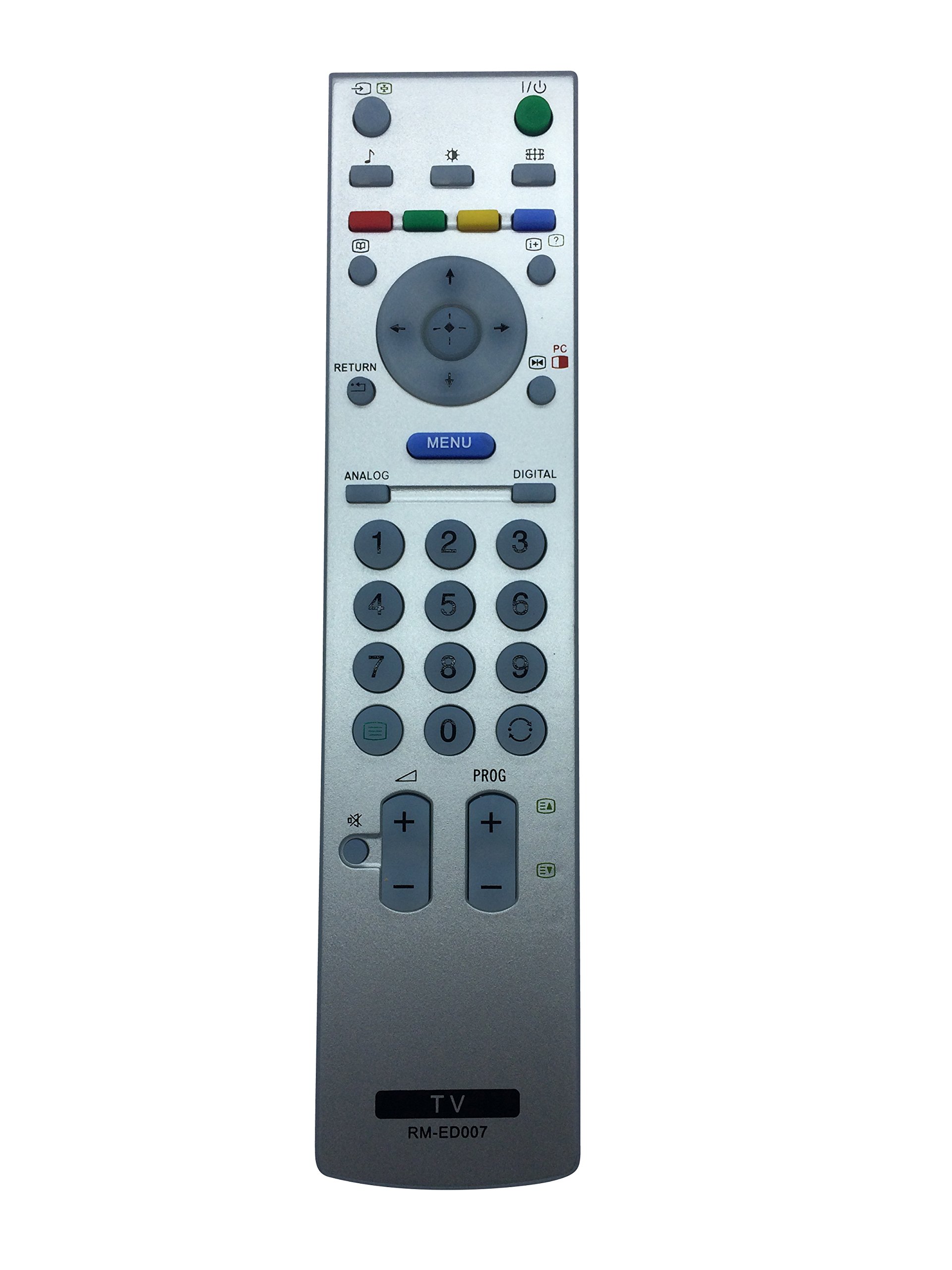 Vinabty Replacement Remote RM-ED007 RMED007 for Sony KDF50E2000 KDF-50E2000 KDF50E2010 KDF-50E2010 KDL15G2000 KDL-15G2000 KDL20G2000 KDL-20G2000